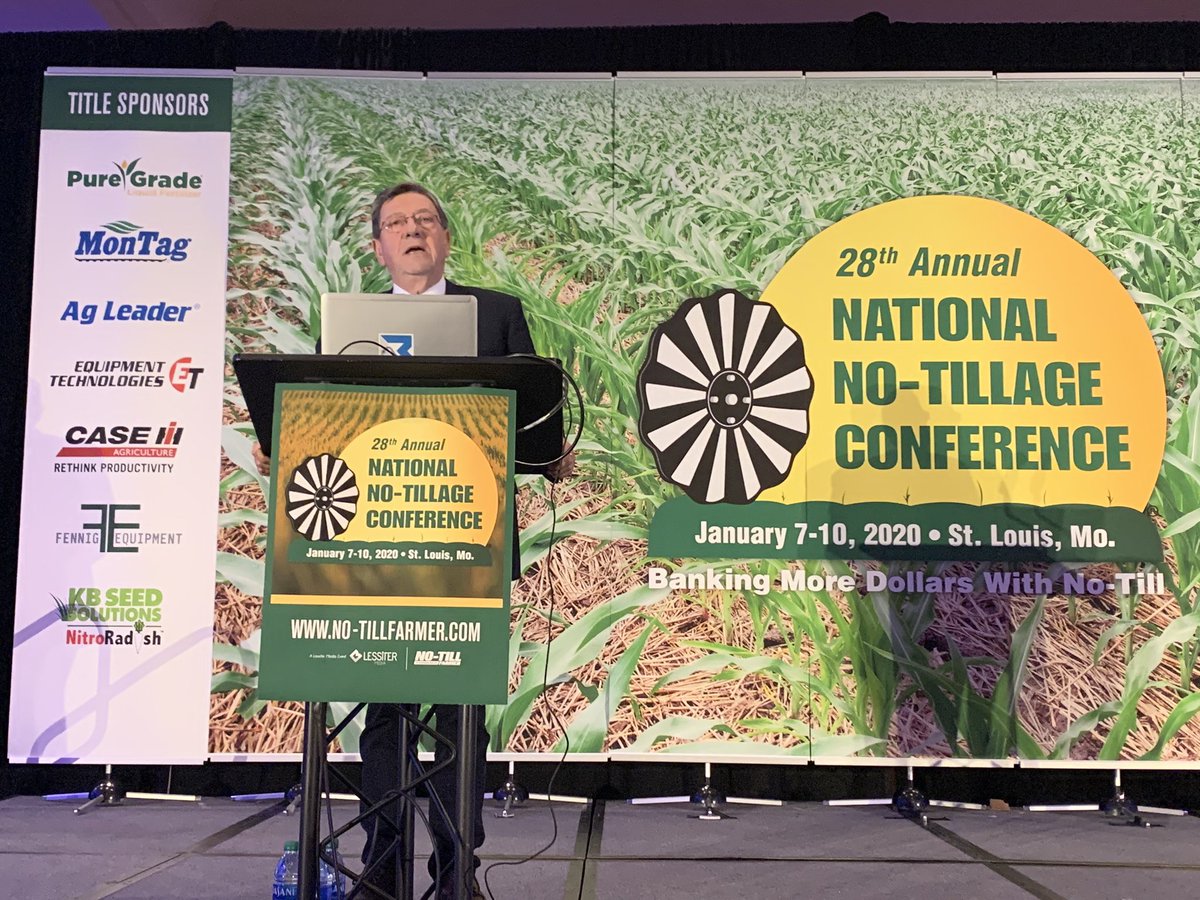 RSaik's tweet photo. The opening keynote at the National No-Till conference is @PeirettiRoberto who farms in Argentina & Uruguay.
I have visited his farm twice. He is one of the best no-till #Farmers I know. I am proud to call him a friend.
#NoTillConference https://t.co/j5e4syReIo