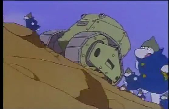 大童 澄瞳 Sumito Oowara あ つーかむしろワシが描いたpdtこそ宮崎駿のオマージュ 映像研はジブリオマージュ って言ってる人の多くは知らないと思うけど 煽り 宮崎駿が担当した回の ムーミン で登場した砲身が二本の戦車があってな 知ってるか