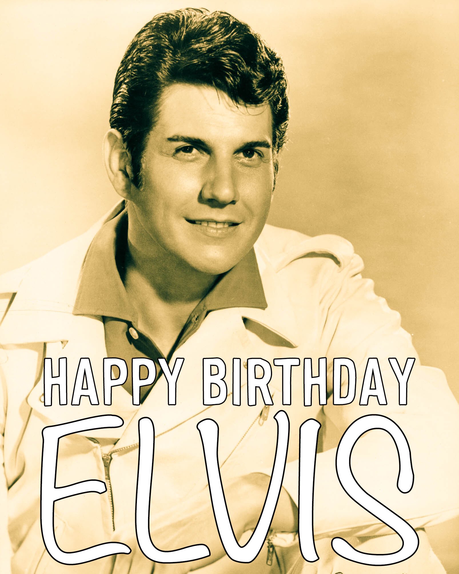 Happy Birthday to Elvis Presley! ;-) 