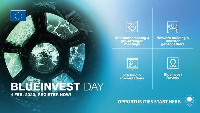 EU_EISMEA's tweet photo. 27 days to the #BlueInvest Day.
Register now and connect with captains of industry,   innovators, entrepreneurs, investors 
Where: Brussels
When: 4 February 2020 
#EMFF
https://t.co/U8HtULwPGu https://t.co/otzGALsDJF