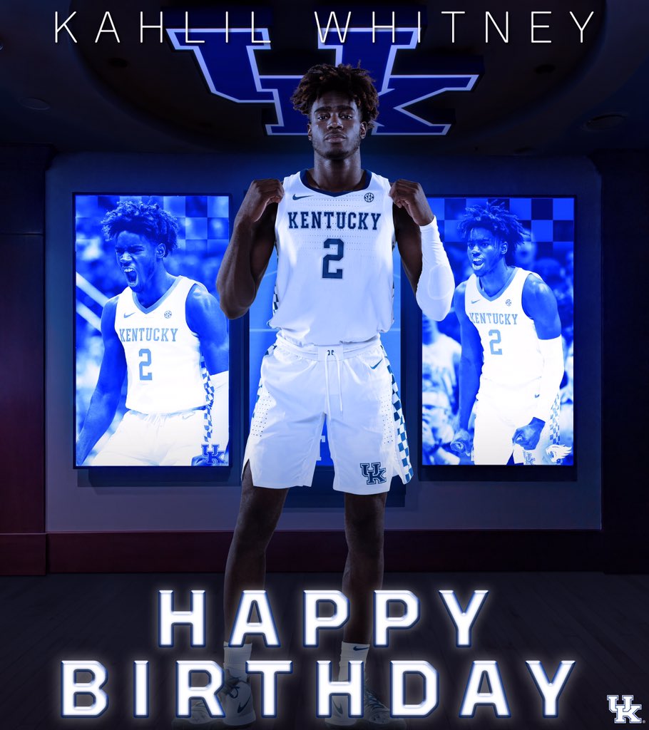 CoachCalArk's tweet photo. Happy birthday to @KahlilWhitney! Calling Ellen now to remind her. Birthday brownies are on the way! https://t.co/MgNtyNkNwr