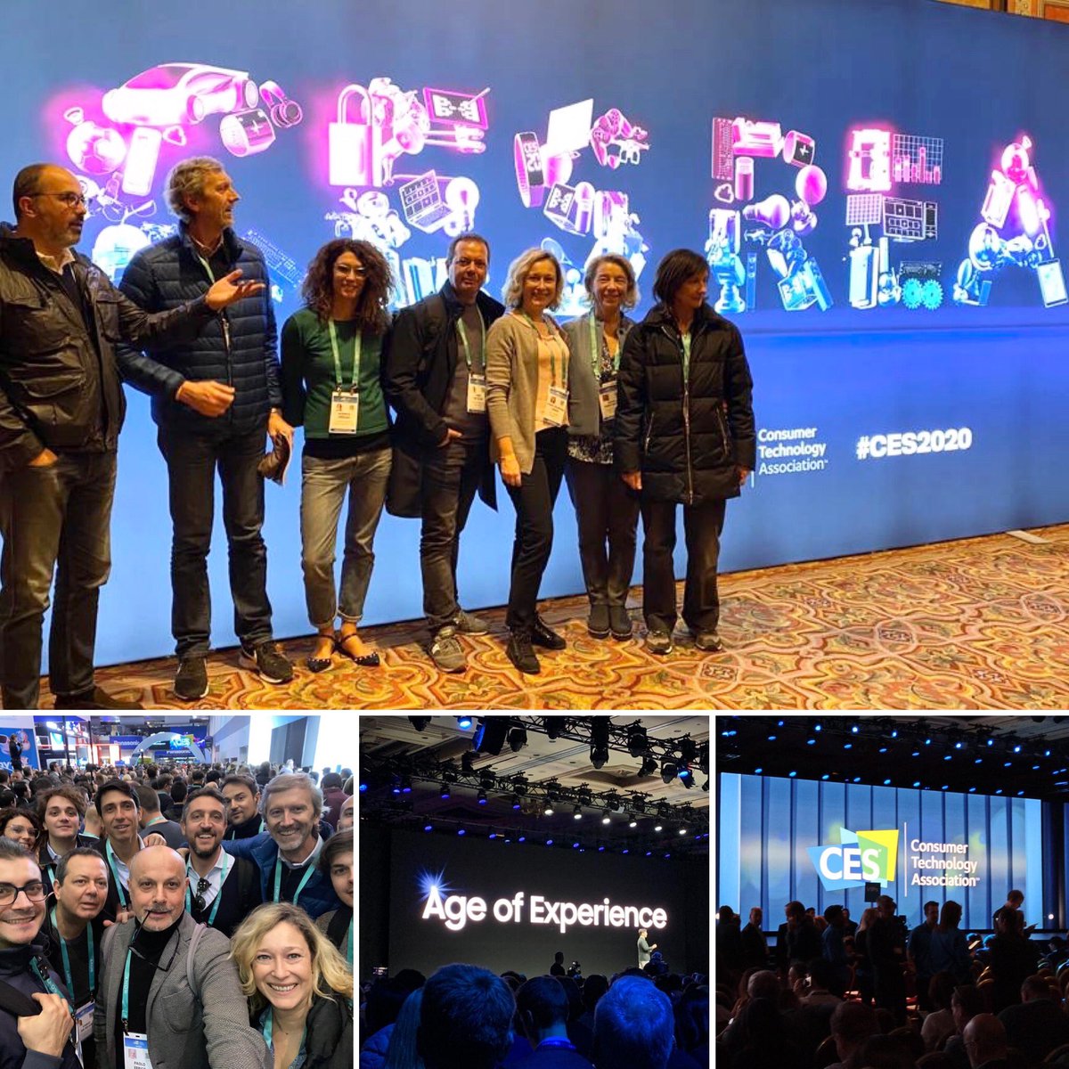 Grassi1925's tweet photo. Al #CES2020 2020 a Las Vegas ci siamo anche noi. Daniela Ferroni, la nostra Responsabile Ricerca e Sviluppo, è ospite della Techmission 2020 di @Confindustria . Bellissima occasione di vedere da vicino cosa ci riserva il futuro #ageofexperience #wearablepassion #grassi1925 https://t.co/52xebG3ipm