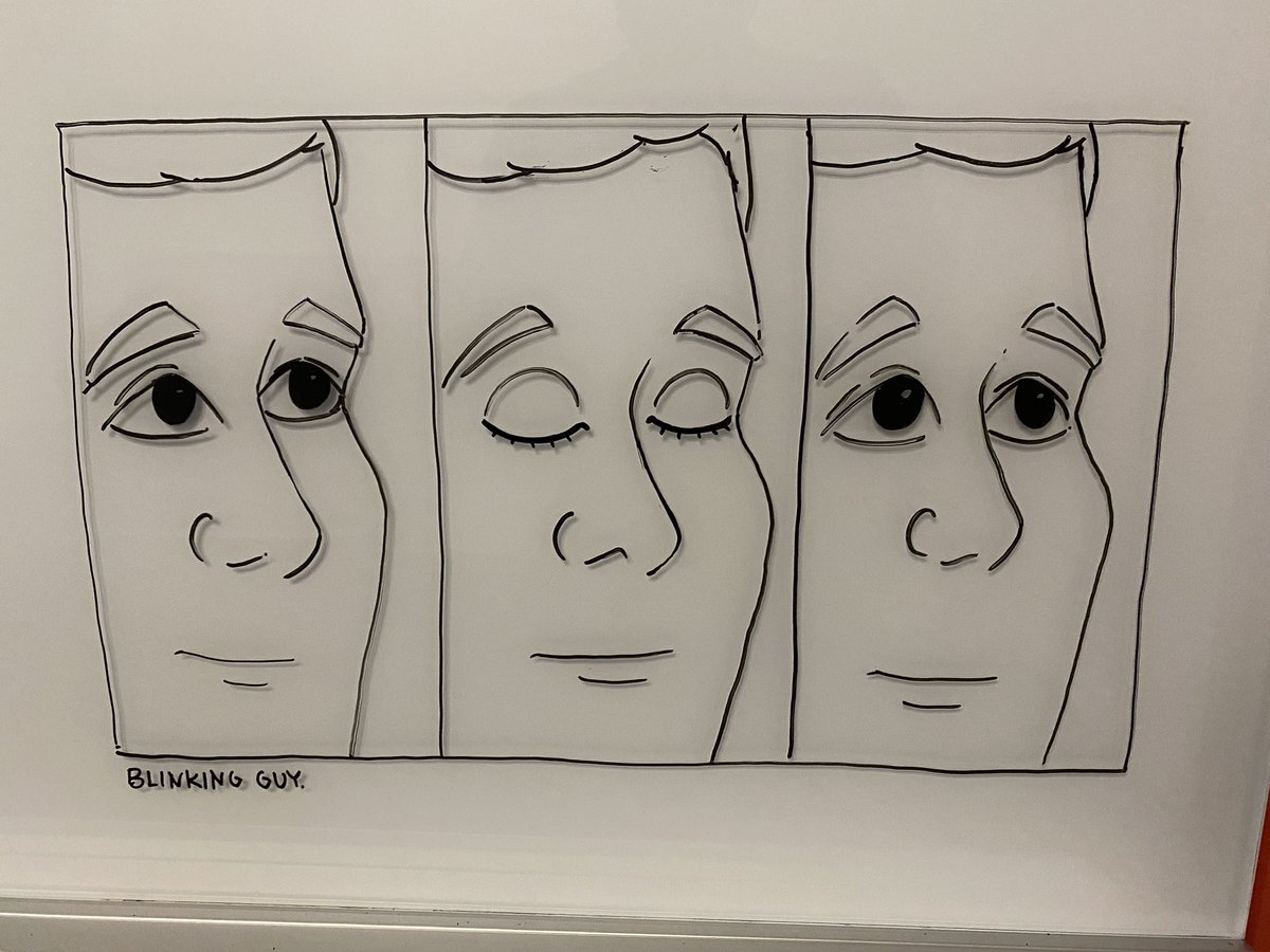 The blinking guy meme