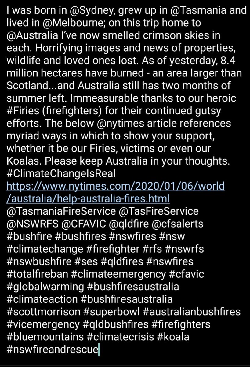 Thank you to so many people reaching out about Australia. More on insta. I'm so sorry I'm so bad at this. Xx