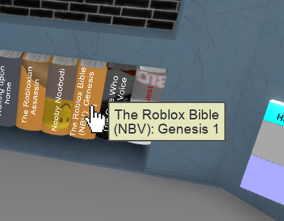 Aimkid Auf Twitter I Found A Roblox Library Level And Im Loseing It A Little Bit Theres Thousands Of These Books Written By Mostly Kids That Are All Usually Less Than - roblox bible