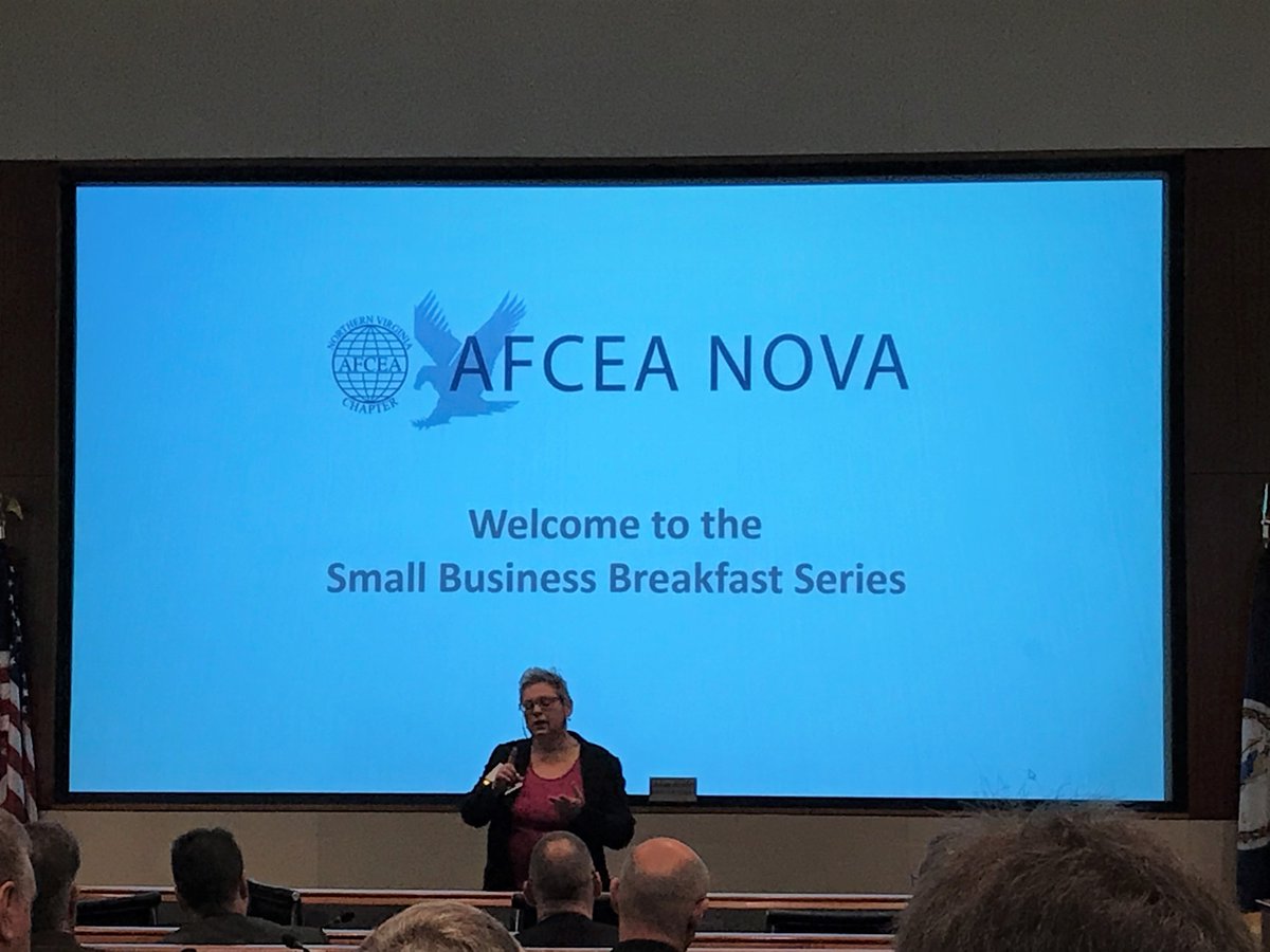 ARS_Limited's tweet photo. Several ARServices team members attended the @AFCEANOVA Small Business Breakfast on Tuesday, January 8th! ARServices enjoyed the presentation and Q&amp;A session with Ms. Sharon Morrow, DTRA’s Small Business Officer. #SmallBusiness #ARServices https://t.co/DxFOli2VCG