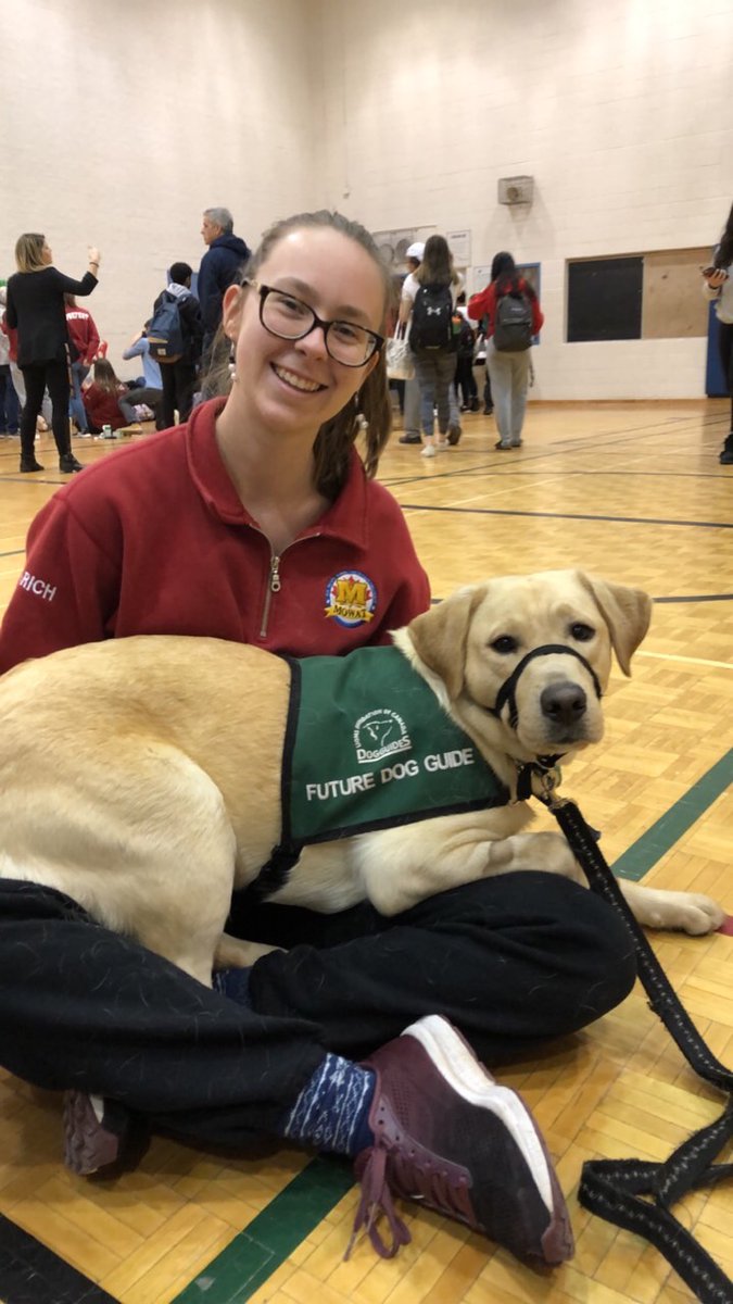 LFCDogGuides's tweet photo. #UnleashingKindness - Thank you to the students &amp; staff at @MowatMustangs in Scarborough who raised $10,700 for the foundation in December.  Well done! The students chose @LFCDogGuides as their charity for school’s annual Christmas Cheer Event. https://t.co/DWaendRfIO