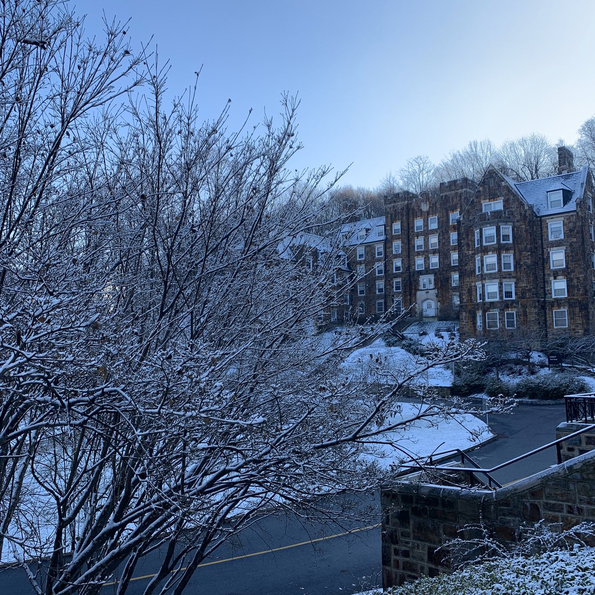 🌬Still winter break here on campus.❄️