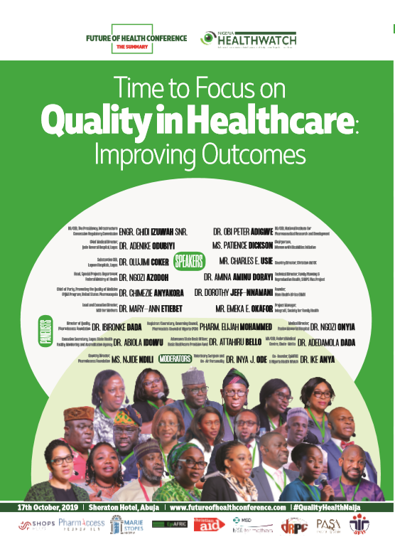 nighealthwatch's tweet photo. Find out what happened at our largest conference to date, where we discussed #quality and #health.
Read the #QualityHealthNaija conference report here: https://t.co/Jmf52n5lrq #FutureofHealthConference https://t.co/c3yvuStiuu