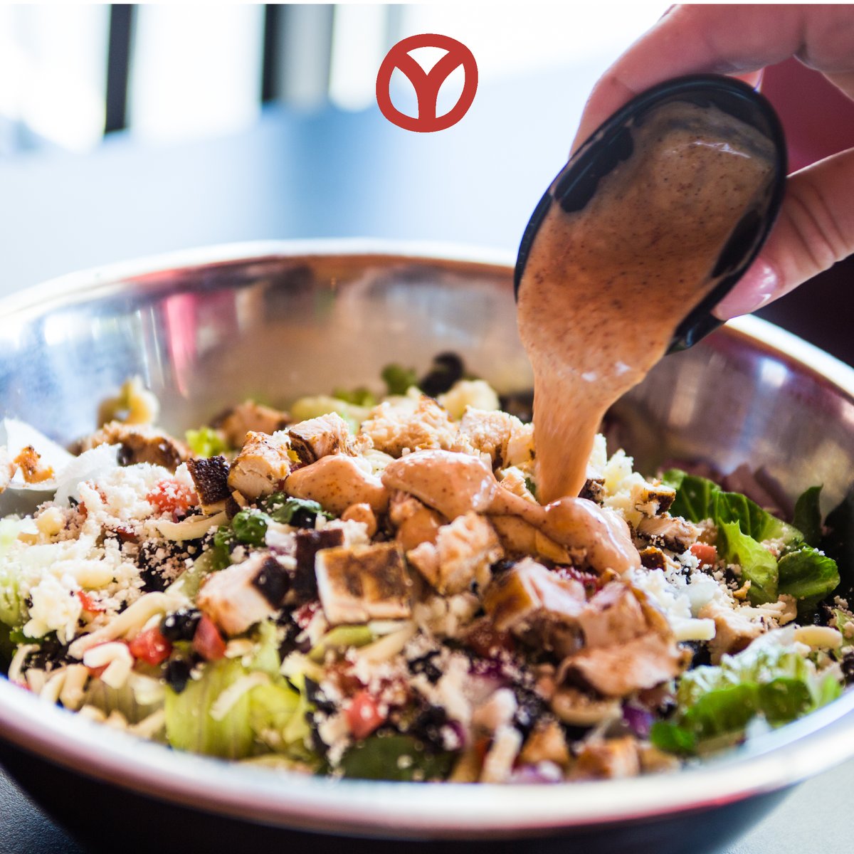 Sticking to that #NewYearsResolution to #eathealthy? Try one of our fresh salads. Pick your fav Yabo's protein or go vegetarian with our black beans or grilled veggies.