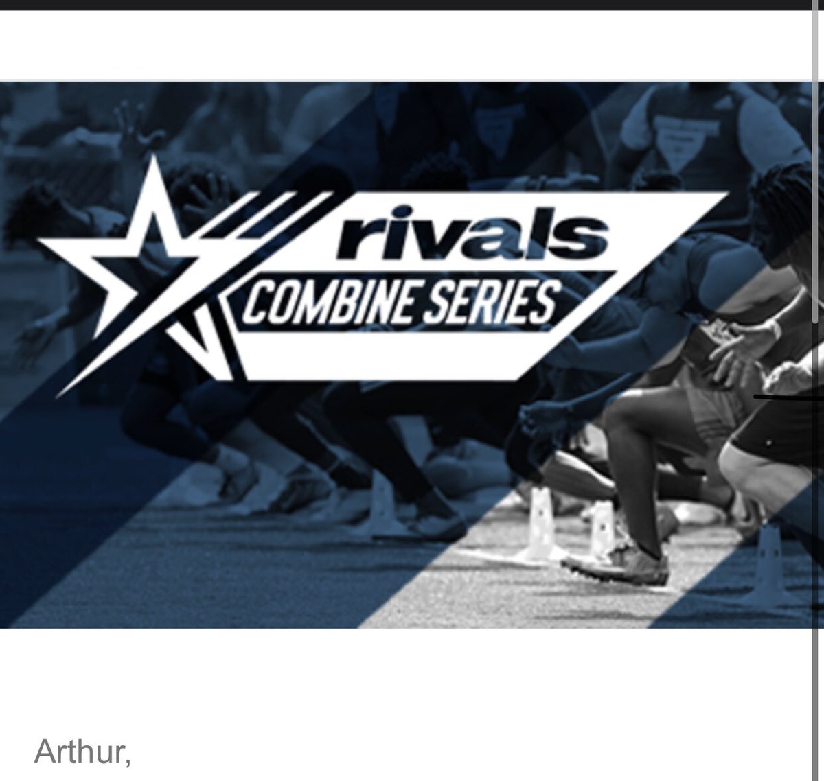 Blessed to have the opportunity to compete in the 2020 @Rivals combine series @Coach_JoeyMoss @truebuzzgroup
