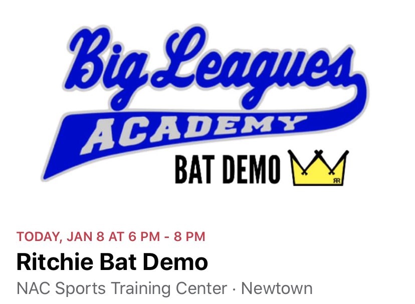 at_bats's tweet image. Excited to see some good swings from my Big Leagues Academy guys tonight at the NAC Sports Training Center. 
#RobCrozier #RobatRitchieBats #BatDemo #BatRep #DemoKing #WoodBats #Baseball #NAC #Newtown #BigLeagues #Academy