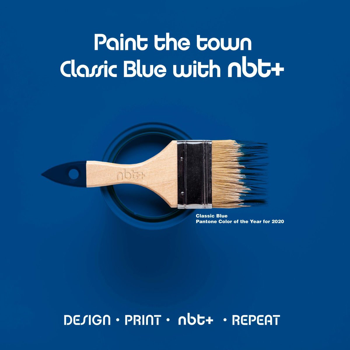 NBTPlus's tweet photo. Got a classic case of the blues? 

PANTONE 19-4052 or Classic Blue 2020 is the Color of the Year.

It’s the perfect shade to kick off a brand new decade.

Go into the Blue with nbt+

#nbtplus #creativeservices #printingservices #customapparels #digitalmarketing #eventsupports https://t.co/wY2l1XvuH2
