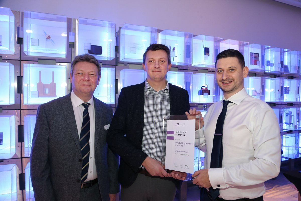 We are delighted to announce that we have recently become an Enterprise Partner of the Institute of Engineering &amp; Technology (IET). We were presented with our certificate at the Winter Partnership Event held at the Savoy Place in London. 

<a href="/TheIET/">The IET​</a>
#IETPartner #IETPartnership