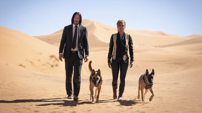 JOHN WICK Ch's 2 and 3 (2017+2019, Dir: Chad Stahelski) The second gets the blend of bonkers-baloney world building and gracefully choreographed action the best of the series, but the third grows tiresome, particularly when it tries to insist the series has real themes.