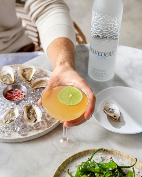 Make a cocktail with the smooth taste of Belvedere and you’re guaranteed to complement a world of flavour. 
Enjoy drinking responsibly.