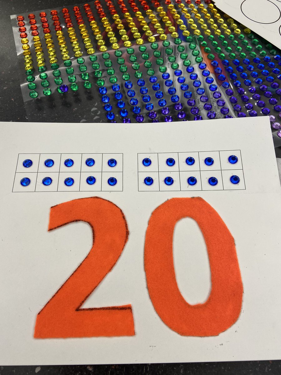 Make and take it workshop today! I’m so pumped for math workstations when I get back! #NMUKNIGHT <a href="/NMGibbs_NJ/">B. F. Gibbs School</a> #bedazzled #mathfun #artsuppliesmakemehappy