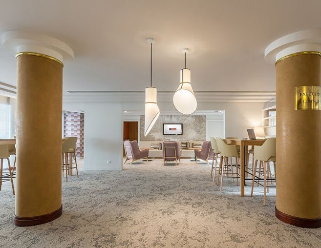 SalexLUC's tweet photo. #Designheure has been busy! One of their recent projects was the Evergreen Laurel #Hotel in Levallois-Perret France. Lighting used: #Pendantlight Grand Cargo and #Walllamp Baby Cargo. https://t.co/KPWt7zcjtx https://t.co/fx3PavhKyh