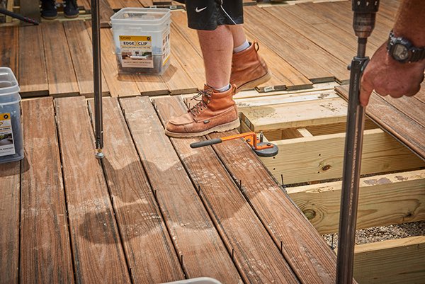 camofasteners's tweet photo. "Contractors continue to be impressed as they fasten boards up to five times faster compared to traditional fastening methods." ~ @ExtremeHow_To 

Learn more about the CAMO DRIVE here - https://t.co/sV20QpYEZz

#camofasteners #camodrive #edgeclips #deckresponsibly https://t.co/1ArqQskkuC