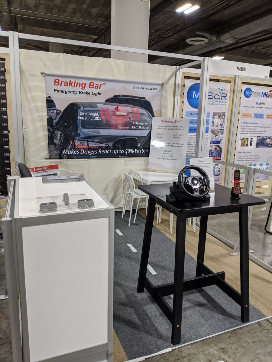BrakingBar's tweet photo. We're at CES! Come by Eureka Park in the smart cities/vehicle technology section - we've got an interactive demo which is fun and plays well on camera. See you there! https://t.co/BrdARCH3UG