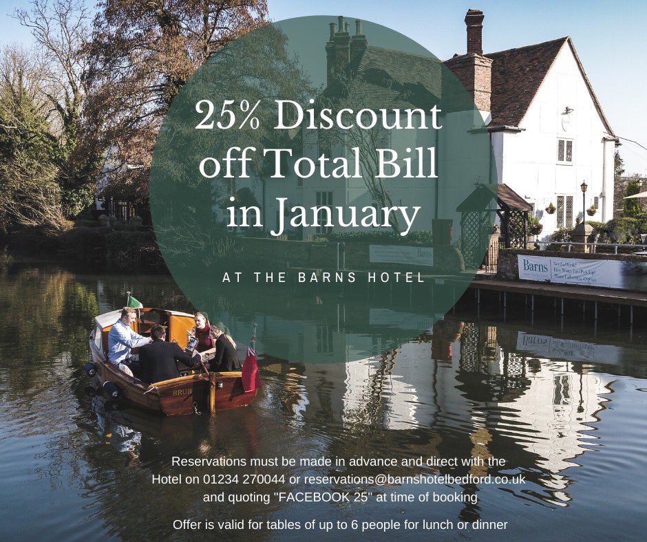 Beat the January blues at The Barns Hotel... #specialoffer #januaryblues #hoteldining