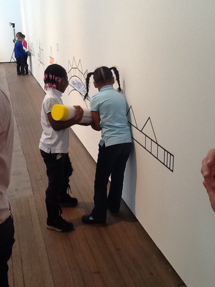 timeinkids's tweet image. #WayBackWednesday to when we were a part of the #Robinrhode installation at @LehmannMaupin. This event generated buzz in Culture-Vulture at @NYMag &amp;amp; @Artforum. Robin had done this work with kids in other cities &amp;amp; was impressed by our kids’ enthusiasm and fearlessness.
