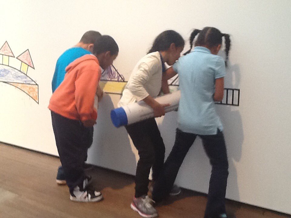 timeinkids's tweet image. #WayBackWednesday to when we were a part of the #Robinrhode installation at @LehmannMaupin. This event generated buzz in Culture-Vulture at @NYMag &amp;amp; @Artforum. Robin had done this work with kids in other cities &amp;amp; was impressed by our kids’ enthusiasm and fearlessness.