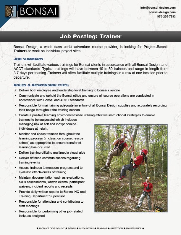 bonsaidesign's tweet photo. Bonsai Design is hiring!  Please check out our listing on https://t.co/RKYwOdr1NP for instructions on how to apply or submit your resume, cover letter and portfolio to info@bonsai-design.com. Join the best in the business! ✨ https://t.co/Iz9hN4s9TR