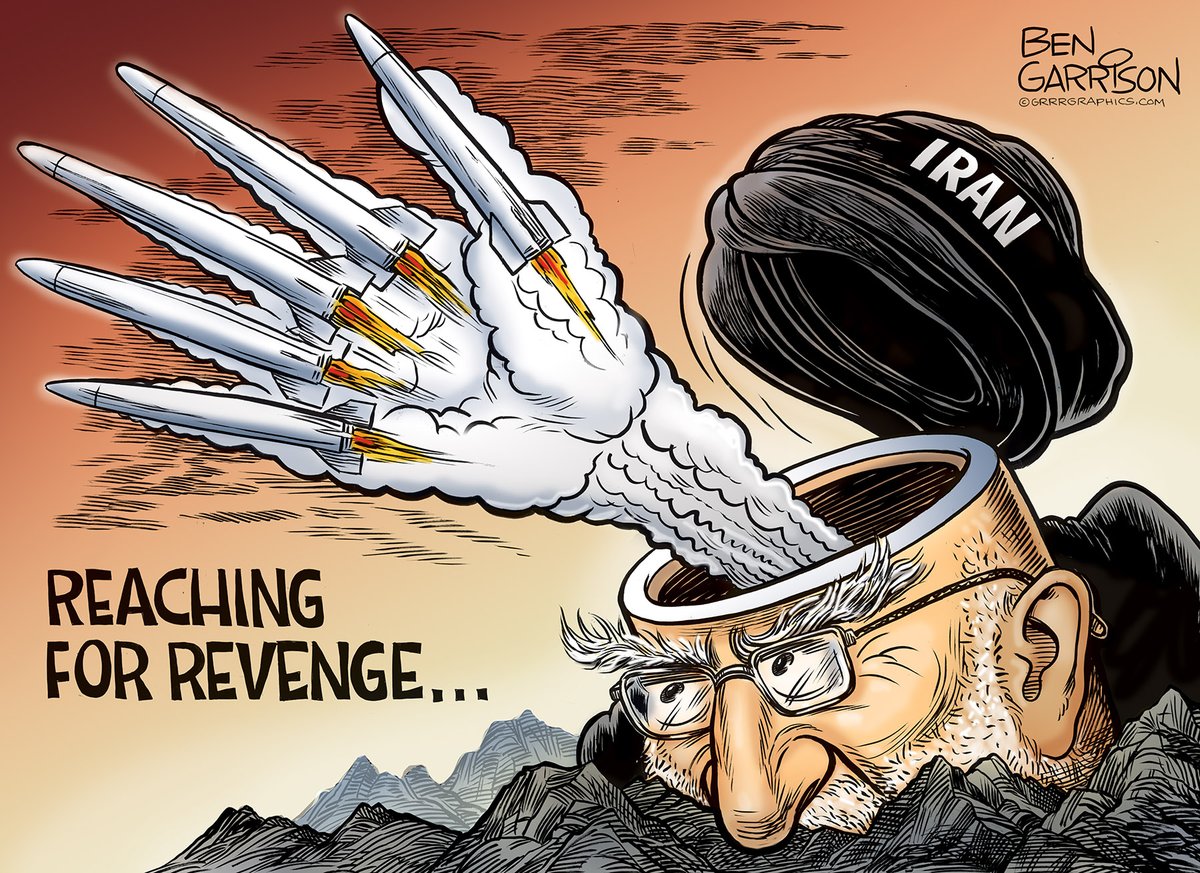 Иранский кризис в зарубежной карикатуре 