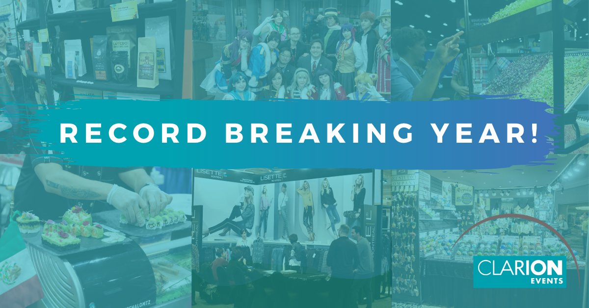 In the past 2 years, we have launched 9 events including entering new sectors such as anime, accessories and healthy food. We are continually redefining our portfolio entering new &amp; adjacent markets + creating new opportunities within our existing brands...clarionux.com/5027/press-rel…