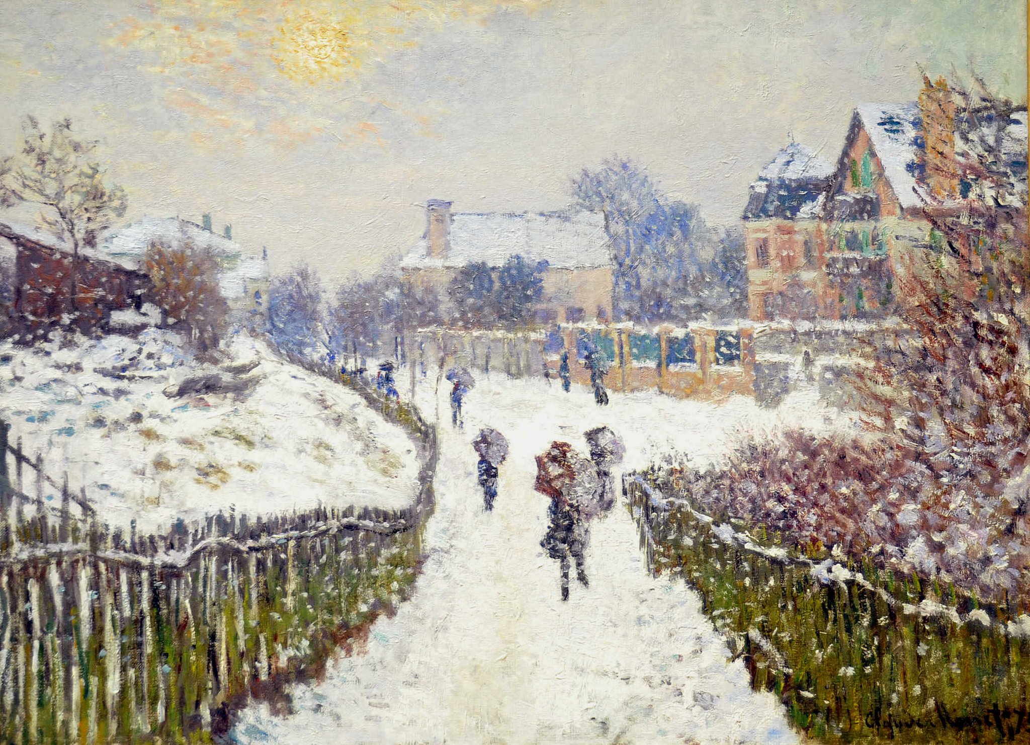 Claude on Twitter "Boulevard SaintDenis, Argenteuil, in Winter