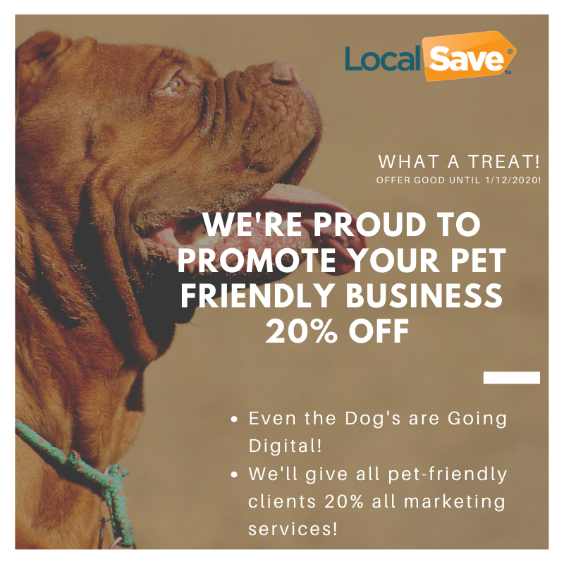 localsaveapp's tweet image. What are your business goals for 2020? 
#LocalSave #SaveSmallBusiness #DigitalMarketing #PetFriendly