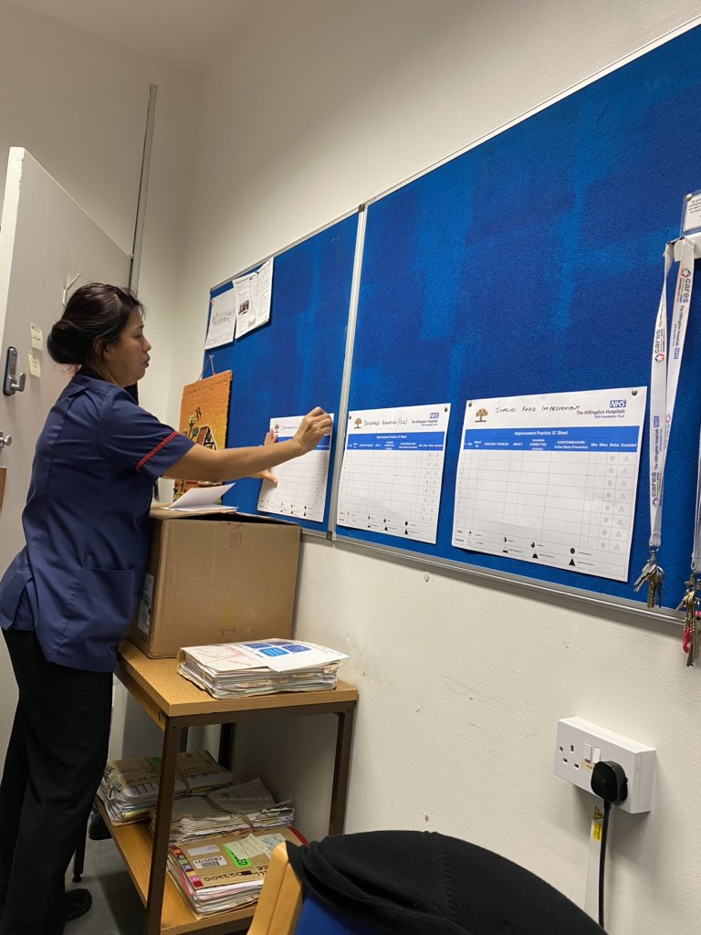 NHS_JayDungeni's tweet photo. 3C charts going up for the #RapidImprovement on Hayes Ward @HillingdonNHSFT using our CARES+ methodology. @lbgemini2lindy @James_Ross01 @zee_umer_1 https://t.co/YXGT7TywoB