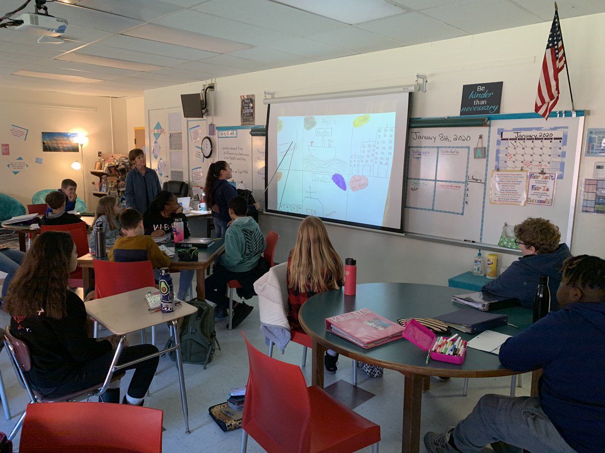 WSES class with students presenting their work!  Great deeper learning activity!!!