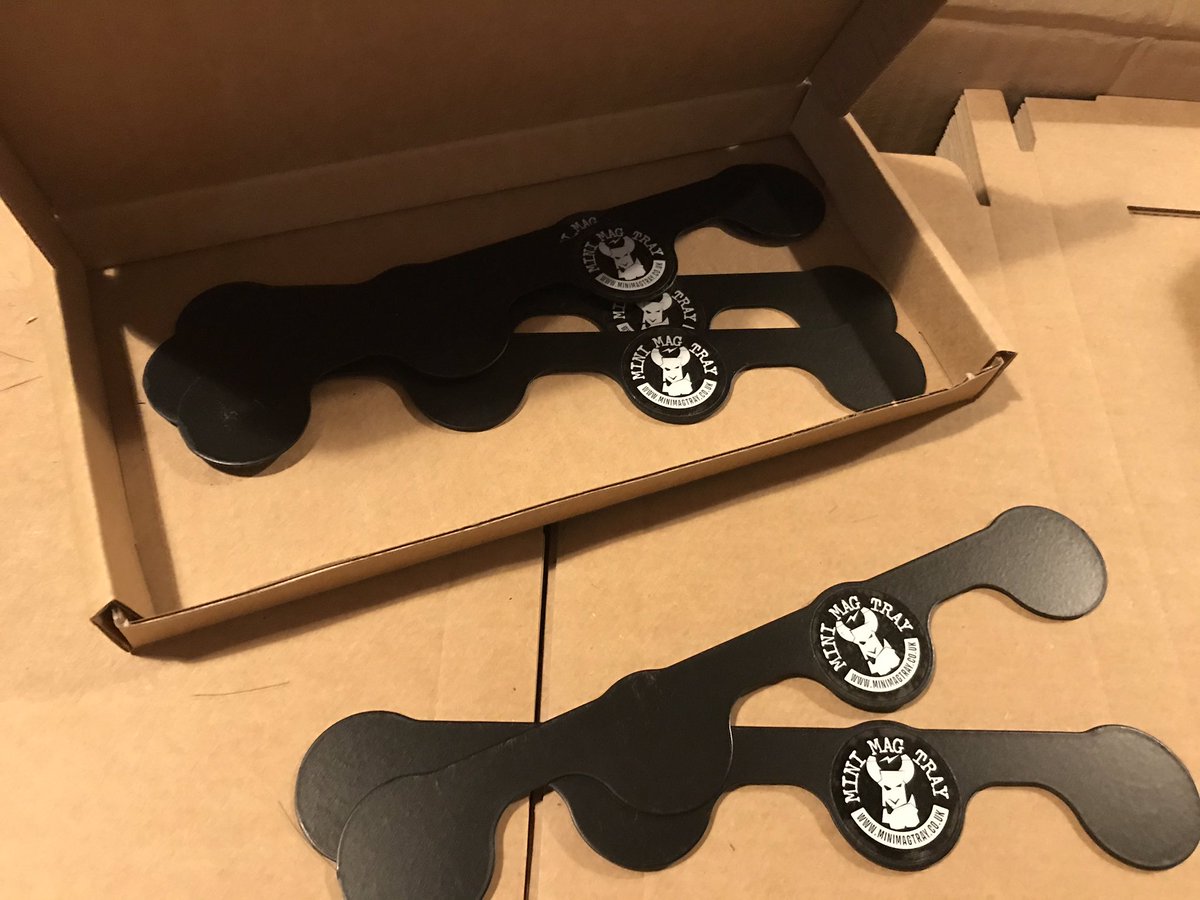 MiniMagTray's tweet photo. Wow. A huge box of boxes. Ready to get your #MiniMagTRAY to everyone save and sound. But how many boxes? https://t.co/ViFCe2HmGJ