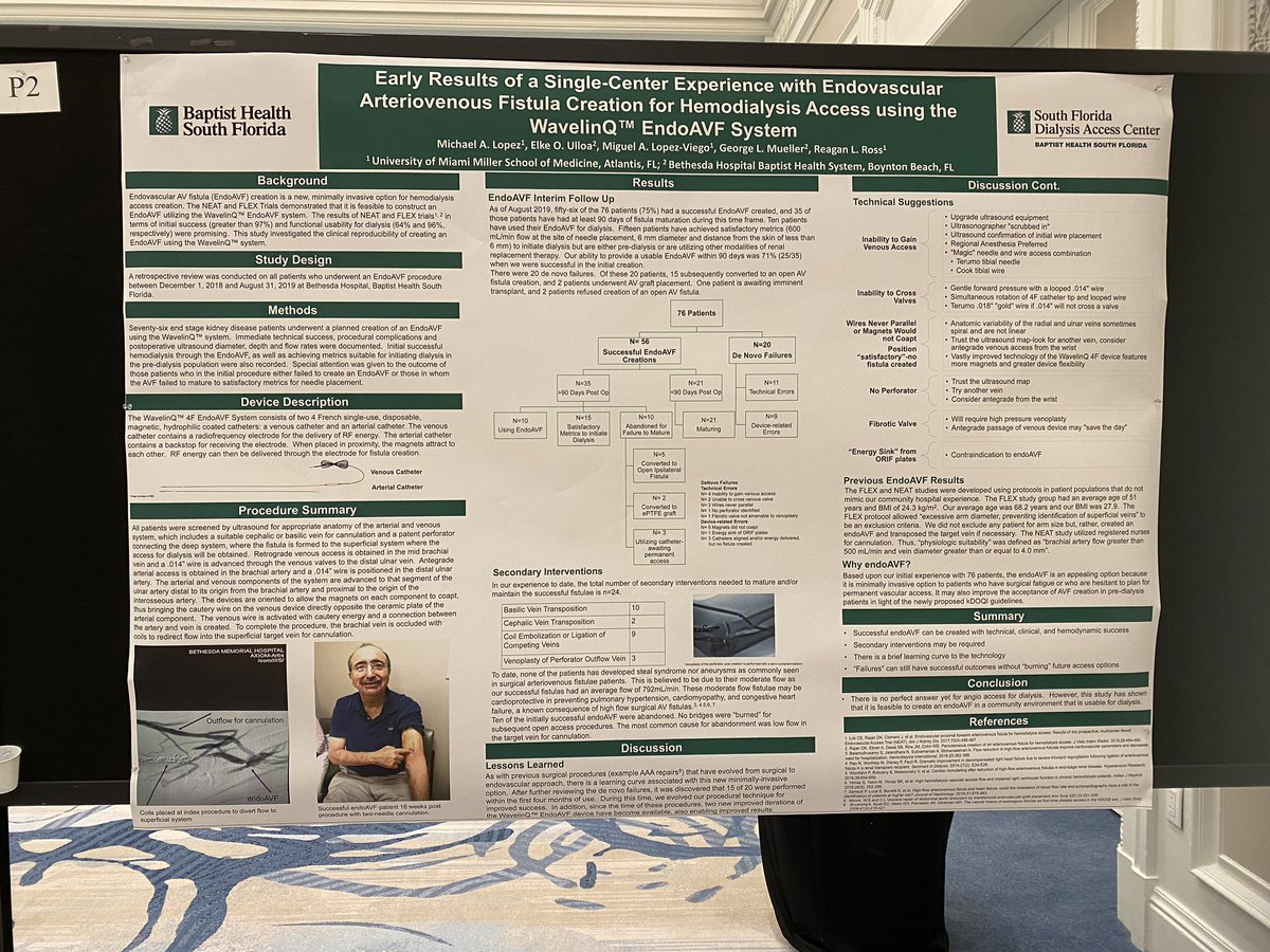 DrgMueller's tweet photo. Our early results of EndoAVF to be presented at SAVS. Proud of the team! #teamworkmakesthedreamwork #endoavf #percavf #savs2020 https://t.co/7aXC1LLlYT