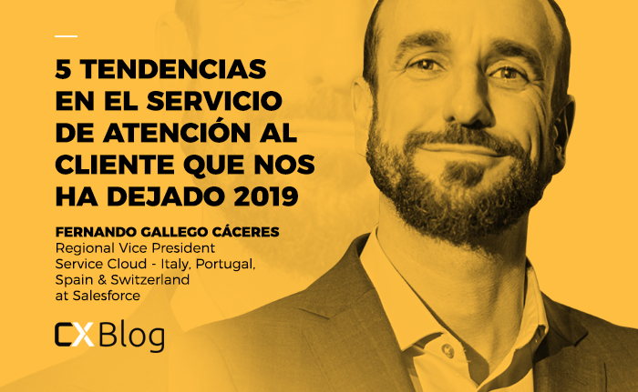 ¡Toma nota de las tendencias en Customer Experience que nos dejó el 2019!

Un post de <a href="/Fgallego74/">Fernando Gallego</a> de <a href="/SalesforceES/">SalesforceES</a> para #CXBlog 

Puedes disfrutarlo aquí 👉 cutt.ly/RroBbpy

#CustomerExperience #Tendencias #blog