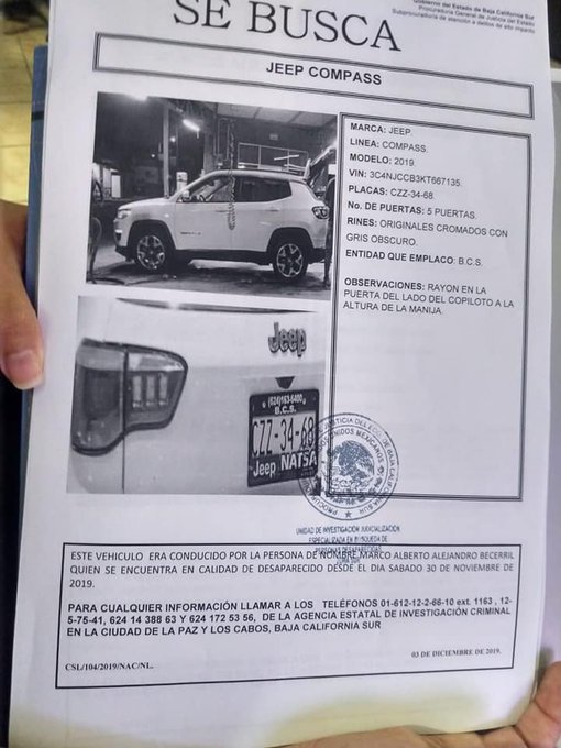 _LaAlameda's tweet image. #TeBuscamos  Marco Alberto Alejandro Becerril, 33 años,1/12/19 #LosCabos #CaboSanLucas, BCS #911 @Lulagomeniak