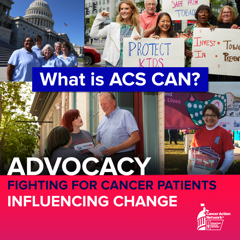 American Cancer Society Cancer Action Network (@acscan) on Twitter photo What is #ACSCAN? We’re the advocacy affiliate of <a href="/AmericanCancer/">American Cancer Society</a> which means our volunteers & staff work to encourage lawmakers to fund cancer research, pass laws that help cancer patients & survivors and make sure cancer patients’ voices are heard. What is #ACSCAN? We’re the advocacy affiliate of <a href="/AmericanCancer/">American Cancer Society</a> which means our volunteers & staff work to encourage lawmakers to fund cancer research, pass laws that help cancer patients & survivors and make sure cancer patients’ voices are heard.
