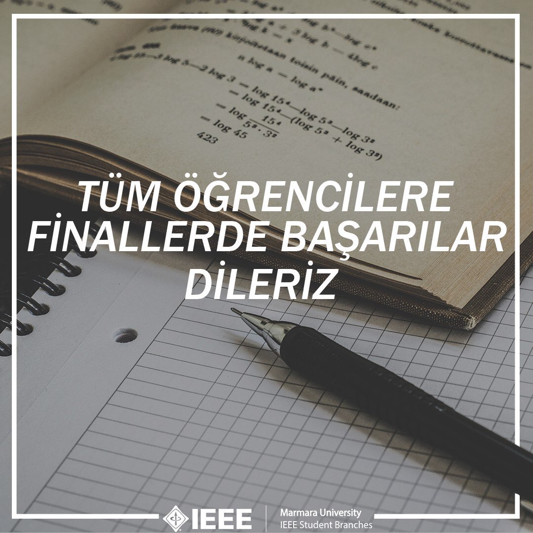 ieeemarmara's tweet photo. IEEE Marmara Üniversitesi Ailesi olarak finallerde başarılar dileriz @ieeetrsb @ieeexp @marmaraunv https://t.co/NWFNCo7k9O
