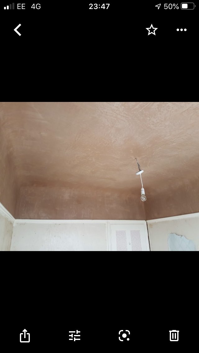 Hand turn coved ceiling skimmed #skimming #plasterer #wirral #chester #EllesmerePort #freequotes