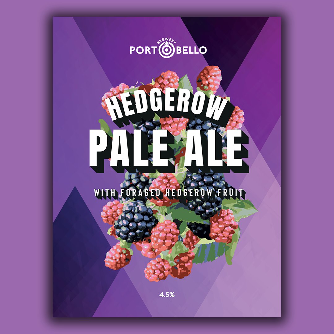 Introducing a brand new seasonal with a brand new look. Hedgerow Pale is a 4.5% pale ale brewer with foraged hedgerow fruit collected from the 67 hectares of parkland that make up Wormwood Scrubs a stones throw from our brewery. It’s fruity, fresh and available now.