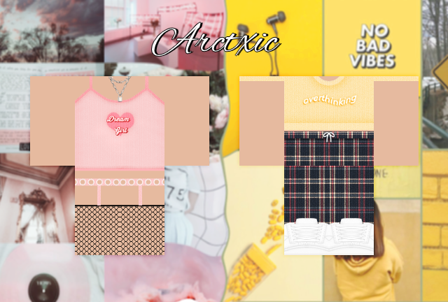 Athena On Twitter New Designss Four New Aesthetic Styled - aesthetic yellow cute roblox pfp