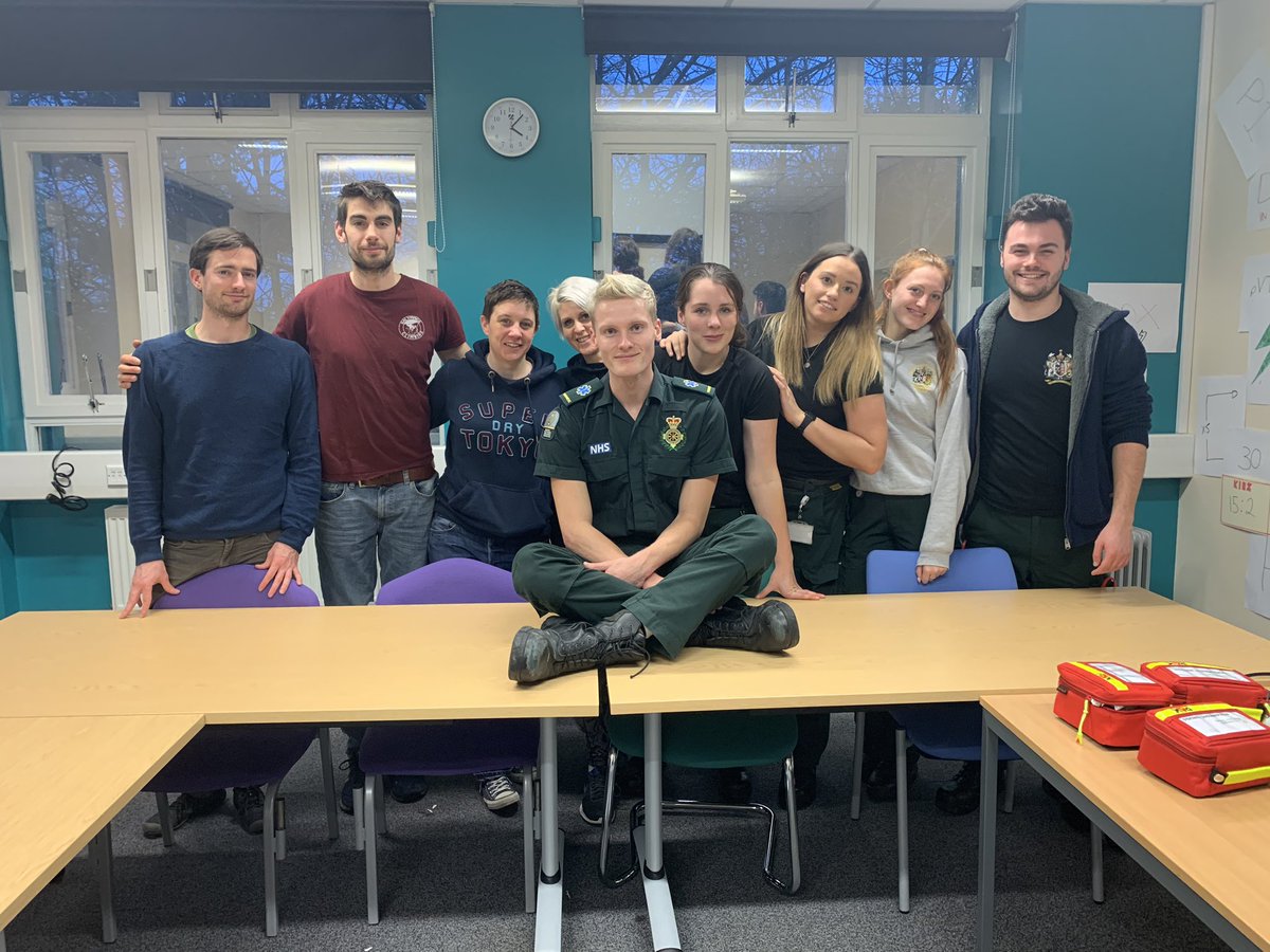 Massive thanks to everyone who came to the <a href="/PrehospitalS/">PreHospital Simulation Society</a> society event on Crew resource management in Cardiac Arrest delivered by <a href="/BNSSG_SWASFT/">BNSSG - South Western Ambulance</a> Paramedic @JoshEason6. Thanks Josh, we can’t wait to get you back in soon👌🚑 @UWEPara @UWEPSE @UWE_AHP <a href="/UWEBristol/">UWE Bristol</a> <a href="/swasFT/">South Western Ambulance Service</a>