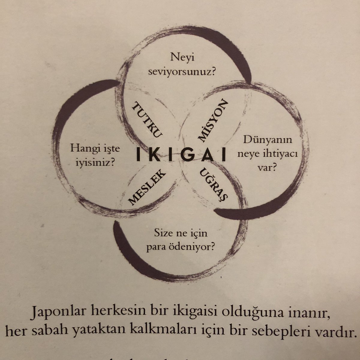 It’s a different feeling to re-read the #ikigai book, after a trip to #Japan. I hope everyone finds out what makes them tick, go out of the bed everyday. Authors #hectorgarcia #francescmiralles