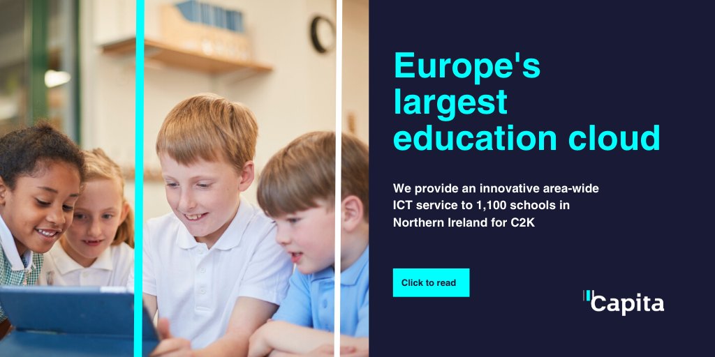 Find out how we're impacting 380,000 lives across 1,100 schools in Northern Ireland through Europe’s largest education #cloud: ow.ly/fzYm50xQfok #EdTech