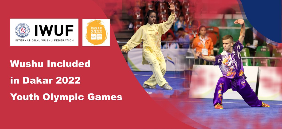 #WushuIntoYOG #Darka2022  On January 8, 2020, the International Olympic Committee (IOC) announced that wushu is included in Dakar 2022 Youth Olympic Games. This will be the first time that wushu has been included in the YOG sports programme.