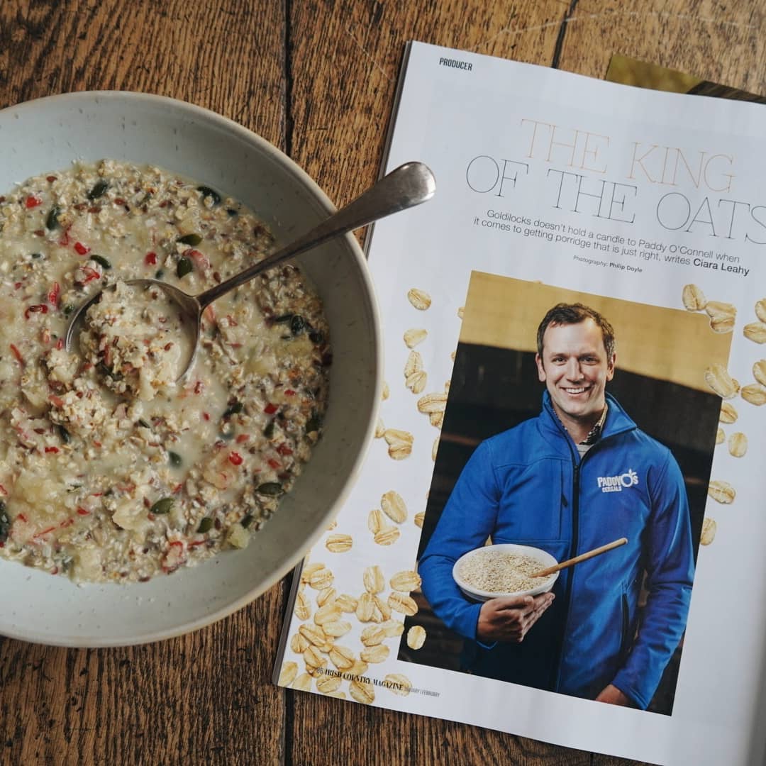 PaddyOsCereals's tweet photo. Be sure to pick up a copy of this months @IrishCountryMag to read Paddy's interview alongside Matt Ryan from @pressupgroup a fellow Laois native 🙌 #KingoftheOats #PaddyOs https://t.co/Kd3oCAXMNj