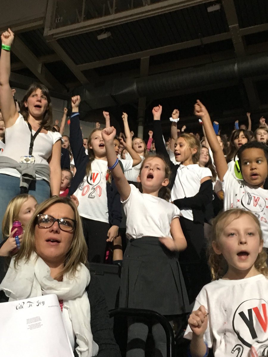 WragbyPrimary's tweet photo. Rehearsals are finished. Getting ready to rock #youngvoices2020 https://t.co/PXI4q8TEe5