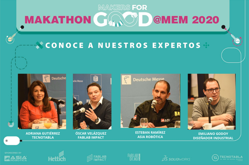 MEM_Industrial's tweet photo. CONOCE a los grandes mentores detrás de nuestro Makathon Makers for Good @ MEM 2020 ¡Muchas gracias por su apoyo y dedicación con todos nuestros makers! 
 @fablabimpact @ASIAROBOTICA @godoyemiliano 
#MEM2020 #Expo #Mueblera #Industrial #Madera #Tecnotabla #Makersforgood https://t.co/g3fhofRIYf